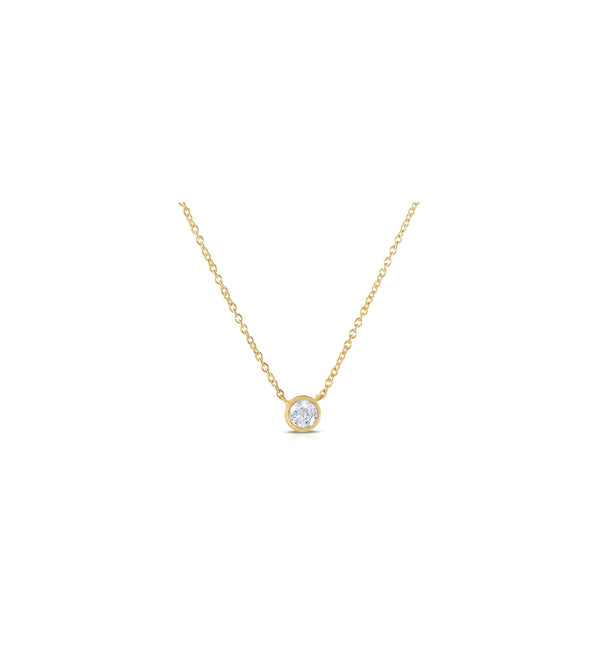 Solitarie Diamond necklace
